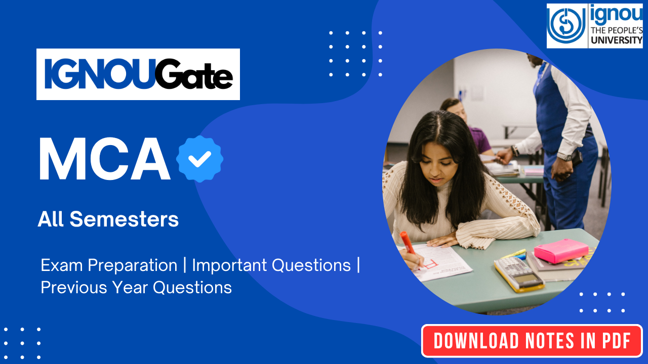 IGNOU MCA Complete Resource